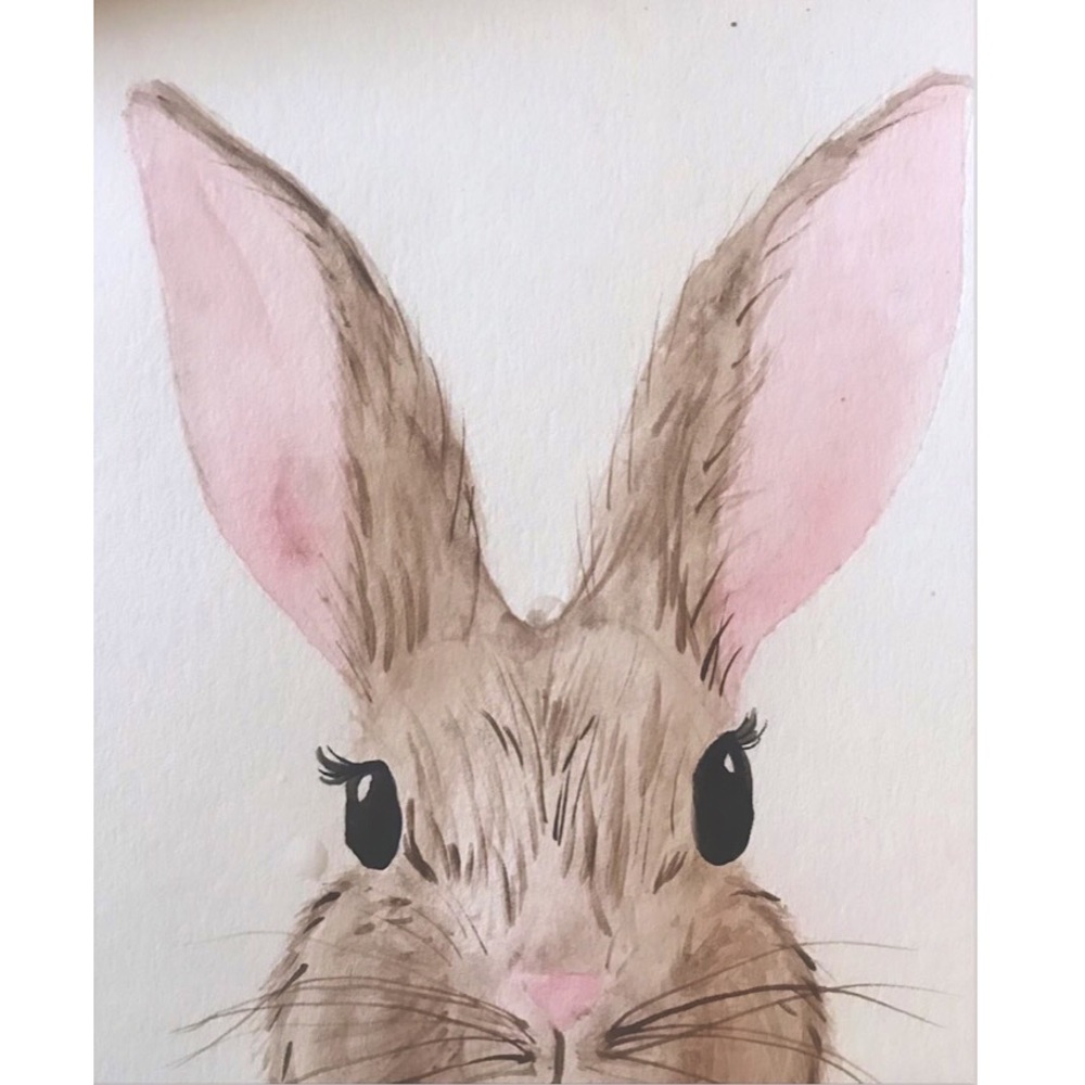Watercolor Bunny